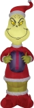 Airblown Grinch W/Present Sm