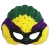 Mask Mardi Gras Sequin Feather