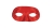 Half Domino Mask Red