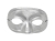 Half Domino Mask Metallic Silv