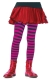 Tights Chld Striped Bk/Pr 7-10