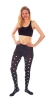 Tights Opaque Lrg Blk Wht Dot