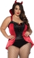 Women's Plus Size Devilish Darling Costume Adult 3X/4X
