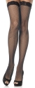 Fishnet Stocking With Lace Top