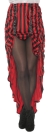 Steam Punk Skirt Ad Red/Black