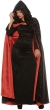 Hooded Velvet Cape W Lining Ad
