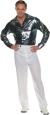 Men's Disco Shirt - Multicolor Lines Adult OSFM