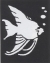 Stencil Tropical Fish