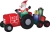 Santa On Tractor Airblown