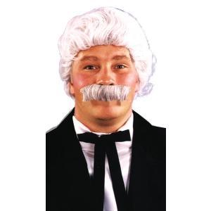 Mark Twain Wig Moustache