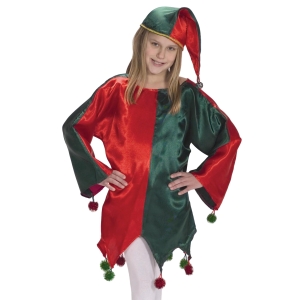 Child Satin Jingle Elf (4 - 8)