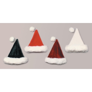 Plush Velvet Santa Hat