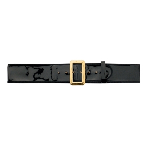 Glossy Patent Leather Santa Belt