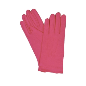 Gloves Nylon W Snap Hot Pink
