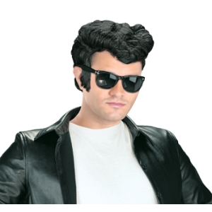 Greaser Wig Black