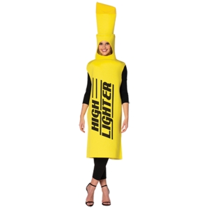 Highlighter Adult Costume Yellow