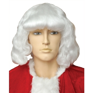 Santa Wig Yak 004Y White