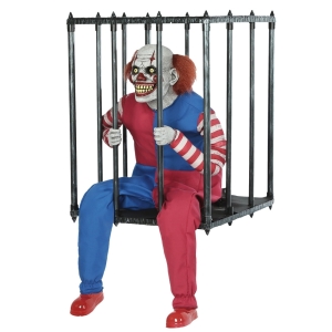Caged Clown Walk Around Animated