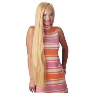 Wig 36 Inch Long Blonde
