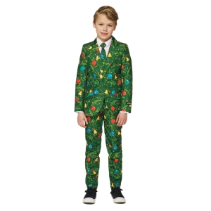 Boys Christmas Green Tree Lg