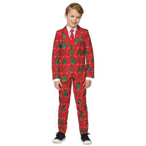 Christmas Red Suit Ch Lg 12-14