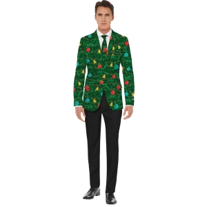 Christmas Grn Jacket/Tie Md