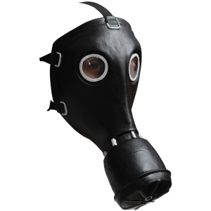 Gp-5 Gas Black Latex Mask