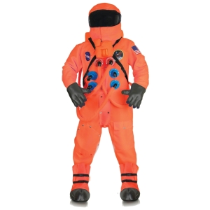 Astronaut Dlx Suit Ad Orange