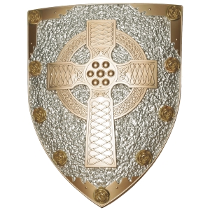 Gold & Silver Shield