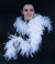 Boa Blk Chand W Silver Lurex