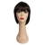 Adults Straight Chin-Length with Bangs China Doll Wig - Light Chestnut Brown 8