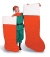 Giant Plush Santa Stocking