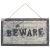 Beware Animated Sign