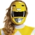 YELLOW RANGER ADULT MASK