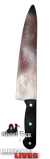 15in Scream Ghost Face Bloody Butcher Knife