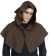 Capelet Hooded Brown