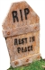 R.I.P.Wood Tombstone
