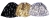 Cloche Hat Sequin Black