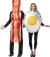 BACON SLICE FRIED EGGS COUPLE