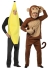 BANANA AND MONKEY COUPLE