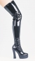 Boot Thrill Thigh Hi Blk Sz 7