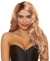 Dip Dye Long Wavy Honey Brown/