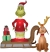 Airblown-grinch And Max On Sle