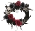 18-Inch Skull, Hands & Roses Wreath