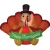 Airblown Turkey W/Banner Md