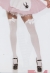 Stockings Thi Hi W/Bow Wt/Bu