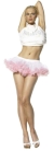 Petticoat Mini Chiffon Wt/Pk