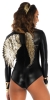Wings Goddess Gold Sequin