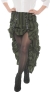 Steam Punk Skirt Ad Green Xl