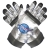 Astronaut Gloves Ad Silver